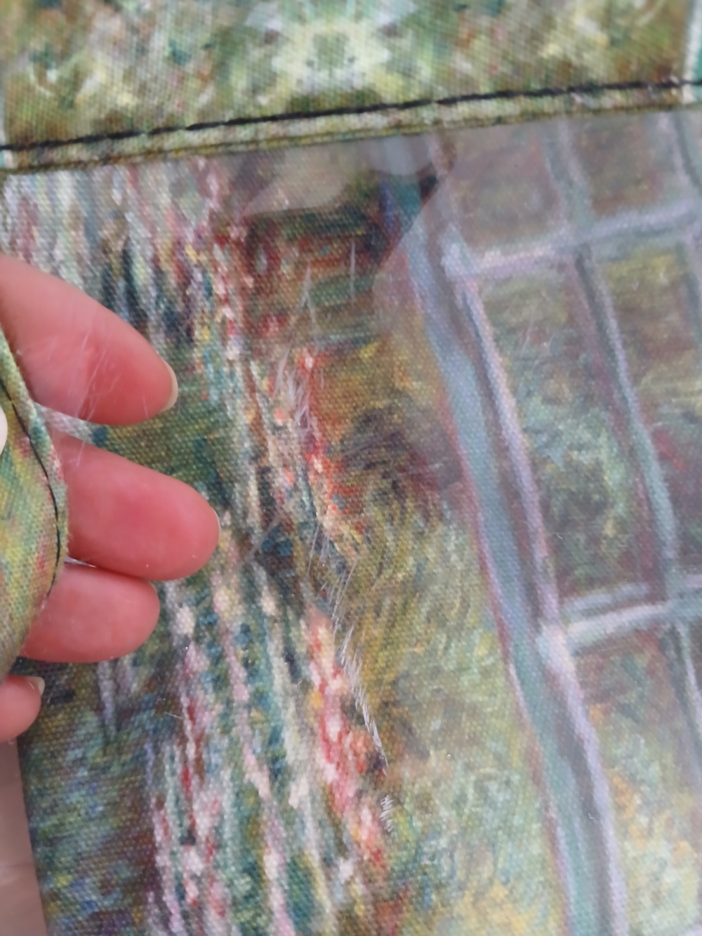 THE MET MUSEUM Clear Tote And Matching Bag Set with Monet Waterlilies Print - Picture 9 of 11